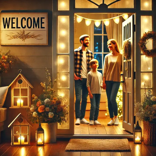Warm Welcome for House Guests