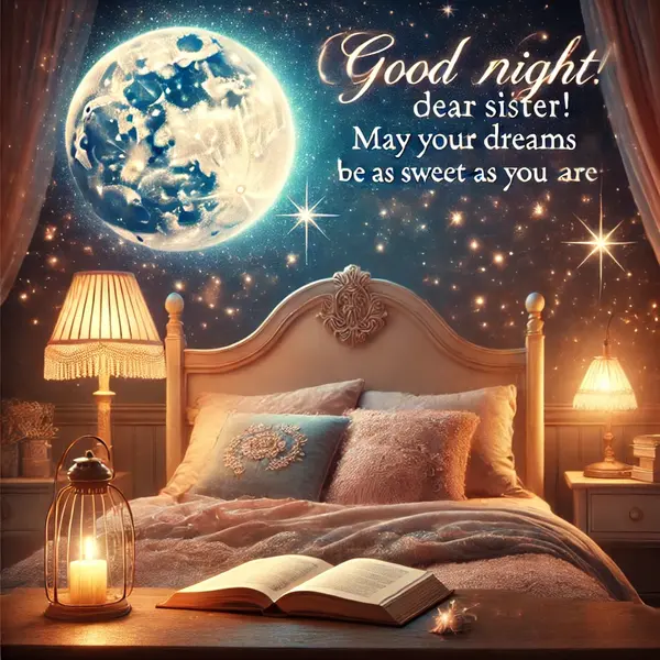 Good Night Messages for Sister