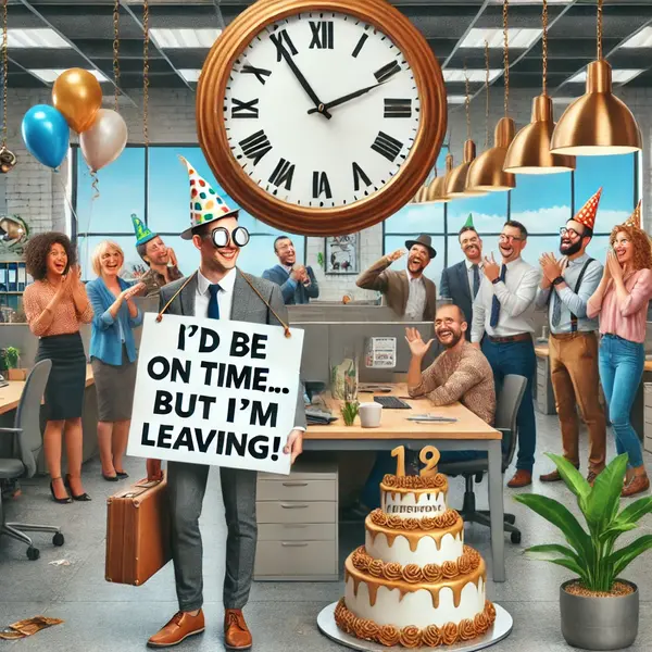 Witty Goodbye Messages for a Colleague Who Was Always Late